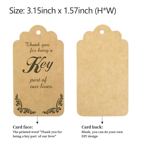 50pcs Skeleton Key Bottle Opener (Red Copper)