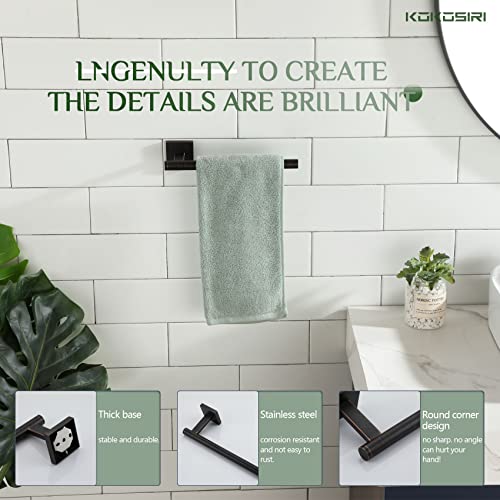 Bathroom Towel Bar Hand Towel Holders Wall Mount Toilet Kitchen Cabinet Paper Holder Stainless Steel Bath Accessories Oil Rubbed Bronze (Oil Rubbed Bronze / 1 Pack)