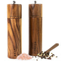 Saffron & Sage Premium Acacia Wood Salt and Pepper Grinder Set of 2