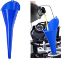 Long Neck Oil Funnel for Automotive (Blue (1-Pack))