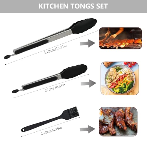 Kitchen Tongs (Black)