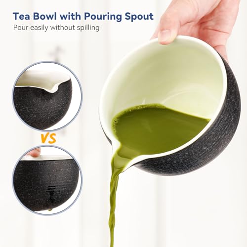 10 Pcs Matcha Whisk Set (10-PC Charcoal Grey)