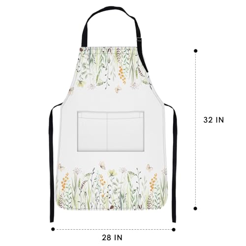Apron with Pockets (Eucalyptus)