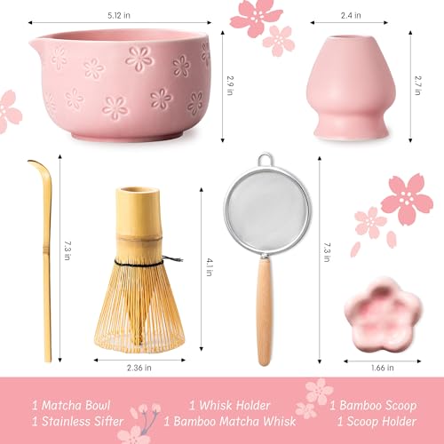 Matcha Whisk Set (Pink)