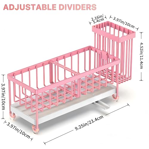 Sponge Holder for Kitchen Sink (Pink - 9.25″)