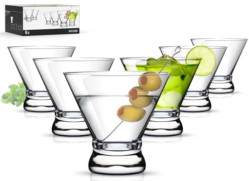 Martini Glasses Set of 6 (Set of 6-8oz)