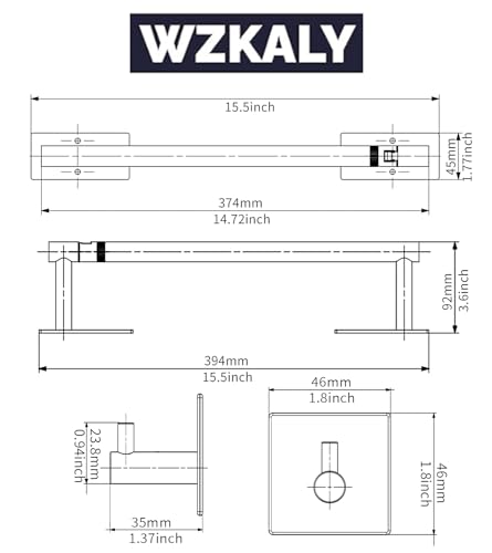 Paper Towel Holder Under Cabinet with 2Hooks Self Adhesive Silver (Brushed Nickel / Holder+2 Hooks)
