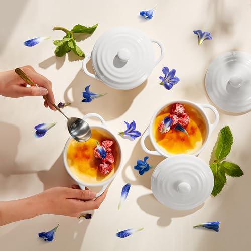 Mini Cocotte Lids (Swiss White)