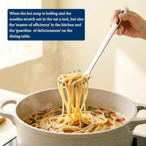 Kitchen Ladle Spoon and Spaghetti Spoon Set 2 pieces