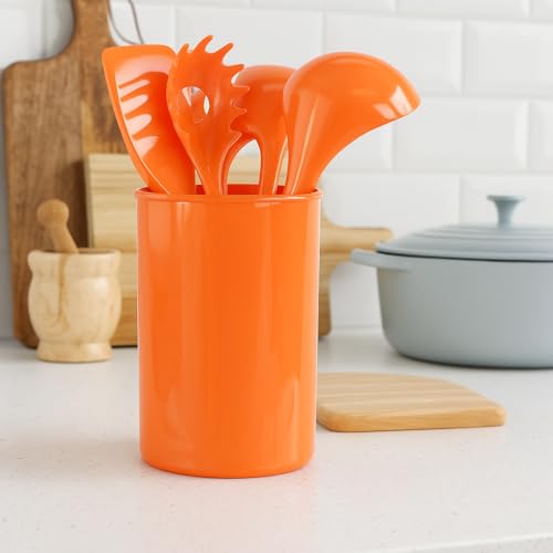 Calypso Basics by Reston Lloyd Plastic Utensil Holder (Utensil Holder / Orange)