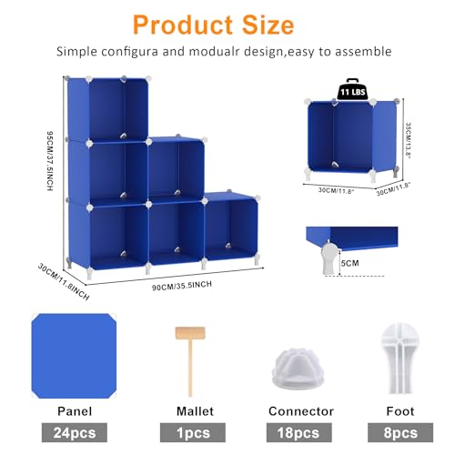 Cube Storage Organizer (Dark Blue)