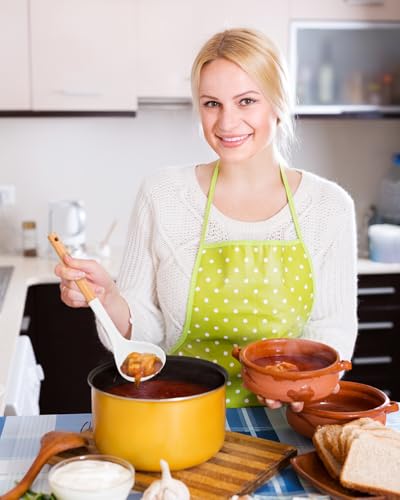 Silicone Soup Ladle Spoon Kitchen Utensils (BLACK-WHITE)