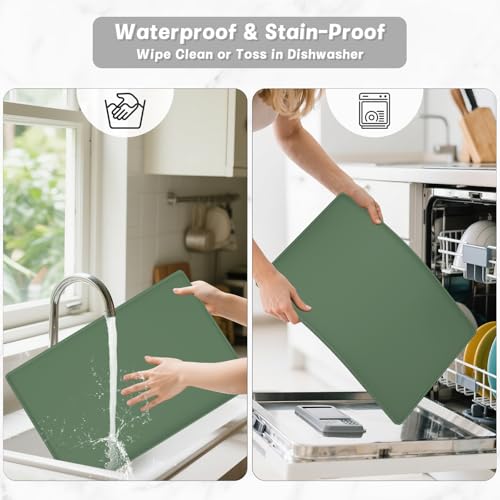 Silicone Coffee Mat (Green / 16" x 24")