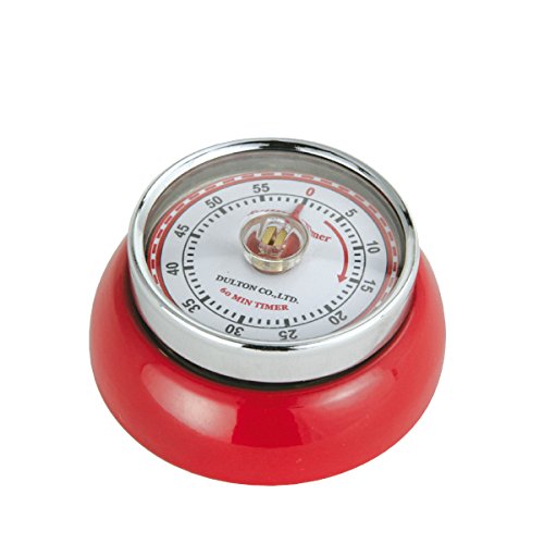 Magnetic Retro Kitchen Timer (Red / 2.75 inch)