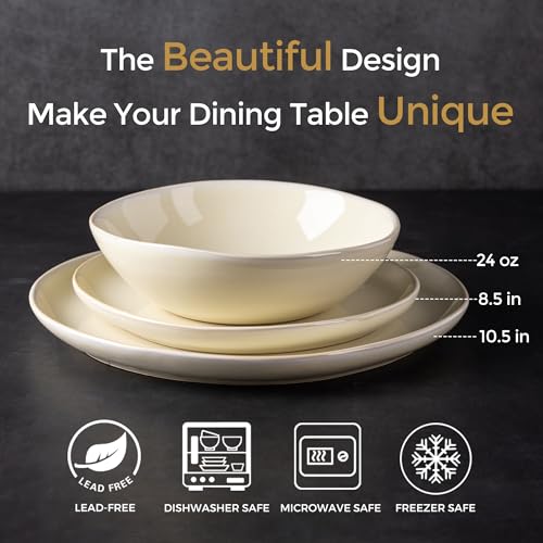 Ceramic Dinnerware Sets for 8 (Ice Cream / Service for 8(24Pcs))