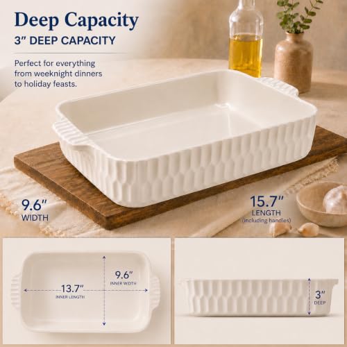 4.7QT Casserole Dishes for Oven