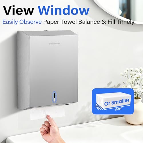 Commercial Paper Towel Dispenser Wall Mount (400 C-Fold/525 Multi-Fold)