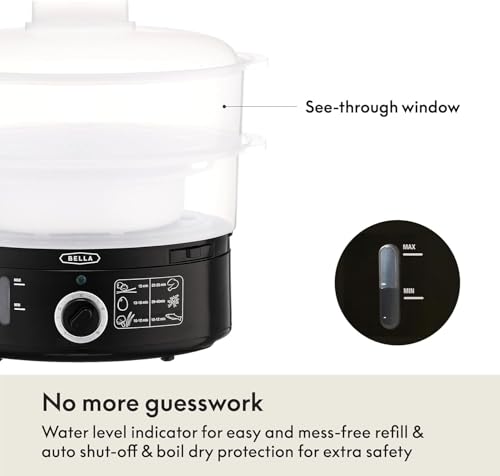 Two Tier Food Steamer with Stackable Baskets