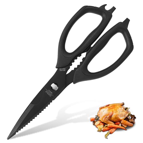 Heavy Duty Kitchen Shears Come Apart Kitchen Scissors with Serrated Blade