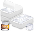 Large Silicone Ice Cube Tray (White / 3-Pack)
