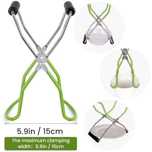 Canning Jar Lifter Tongs (Green)