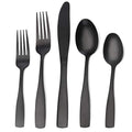 Matte Black Silverware Set (Matte Black / 30-Piece)