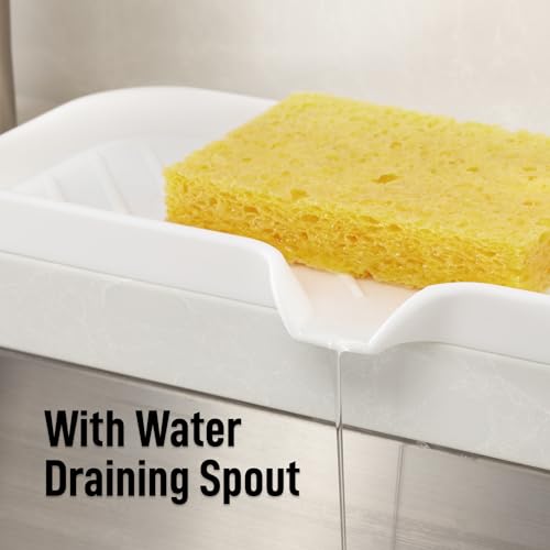 Large Silicone Sponge Holder (White (Large) / Large (12x4))
