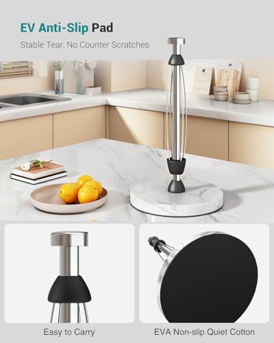 Paper Towel Holder Countertop (Silver)