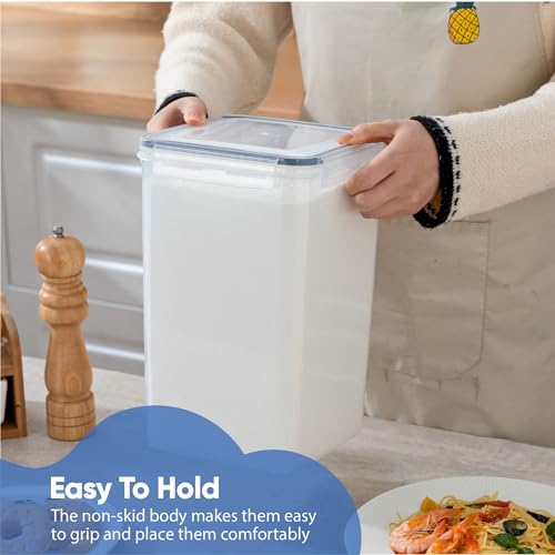 Airtight Food Storage Containers with Measuring Cups