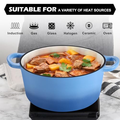 5Qt Dutch Oven (Blue / 5QT)