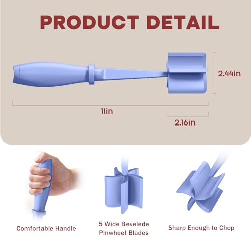 2Pack Meat Chopper Upgrade Hamburger Smasher (Purple / 2 Pack)