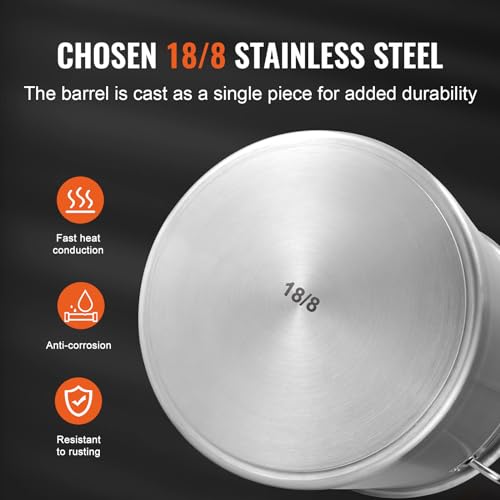 18 8 Stainless Steel Stockpot (44.4 Quarts)