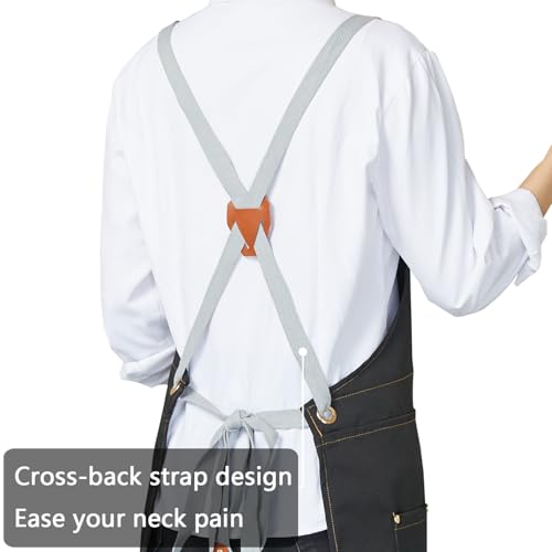 Pottery Apron Split Leg (Black)