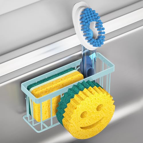 Sponge Holder Smiley Face (Blue)