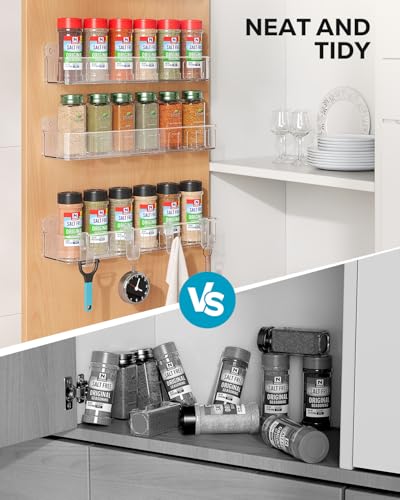 Spice Rack Wall Mount (Clear)
