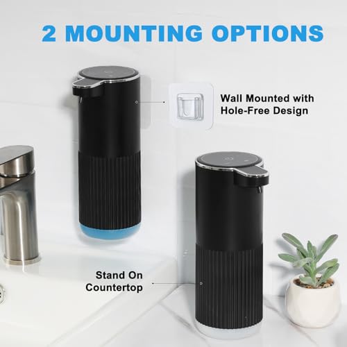 Automatic Foaming Soap Dispenser (Black / Foaming-2 Pack)