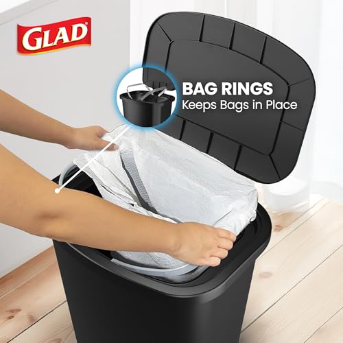 Premium Trash Can with Clorox Odor Protection (Black-Premium / 20 Gallon)