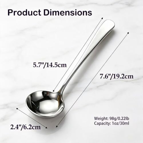 Small Ladle 304 Stainless Steel Small Gravy Soup Serving Ladle