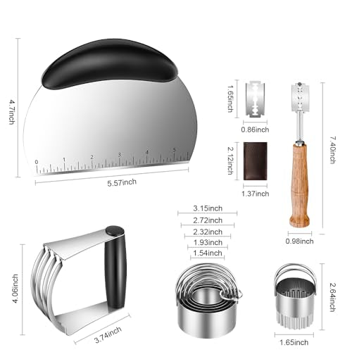 Pastry Cutter (5 pcs black)