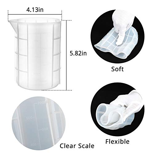 700ml Extra Large Silicone Measuring Cups (X-Large-700ml*2)
