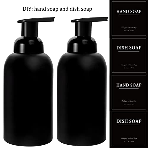 2 Pack Foaming Soap Dispenser (Black)