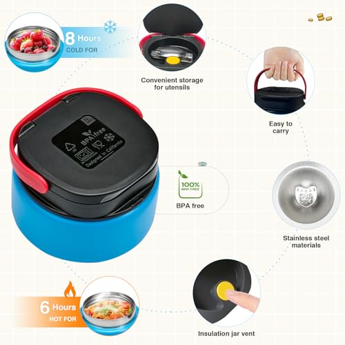 Game Bento Box for Kids (Blue-Red)