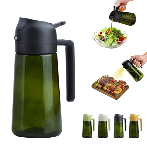 16 Oz 470 Ml Oil Dispenser For Kitchen Spray (black-1)