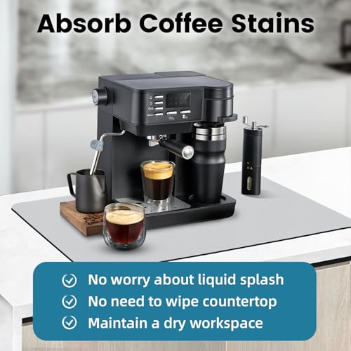 24x16 Inch Coffee Mat (Light Gray / 24" x 16")