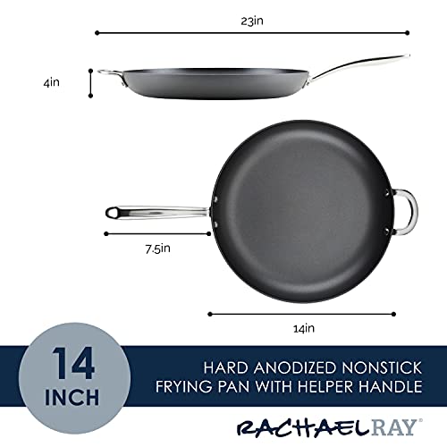 80089 Professional Hard Anodized Nonstick Frying (2.5 Quarts)