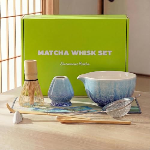 Matcha Whisk Set (Ice Blue)