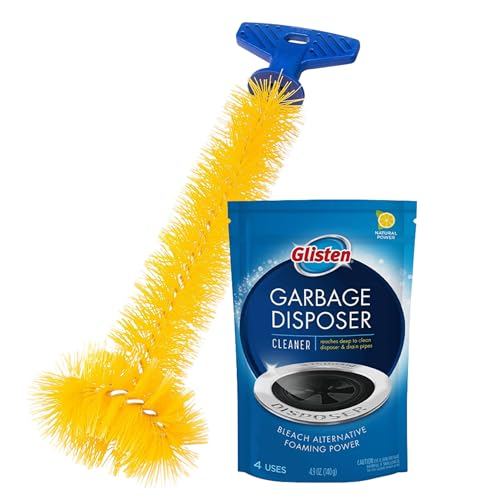 Garbage Disposal Brush and Disposer Care Kit (Brush and Cleaner Kit)