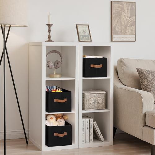 Closet Storage Bins (Large / Black)