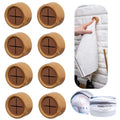 Eco 8 Pack Towel Hooks (8 Pack / Bamboo)