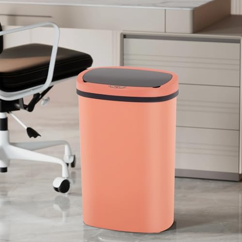 13 Gallon Plastic Trash Can (Pink)